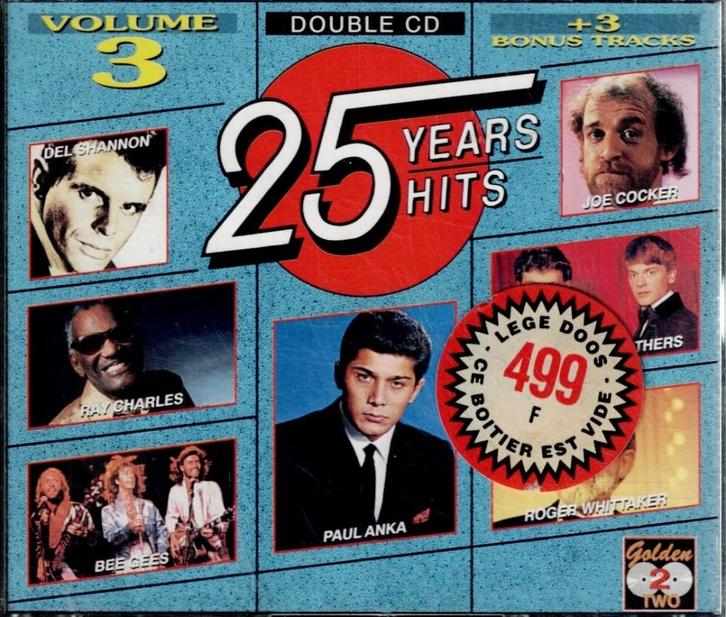 2 x CD    /   25 Years / Hits Vol. 3 (+ 3 Bonus Tracks), CD & DVD, CD | Autres CD, Enlèvement ou Envoi