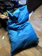 Blauwe zitzak, Ophalen, Zo goed als nieuw, Blauw, Zitzak