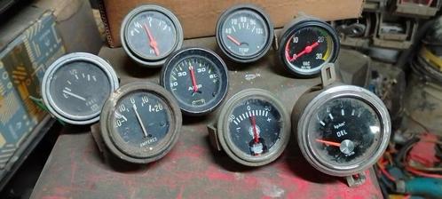 Oliedrukmeters, t, benzinedrukmeters, ampèremeters, Auto-onderdelen, Dashboard en Schakelaars, Oldtimer onderdelen, Overige automerken
