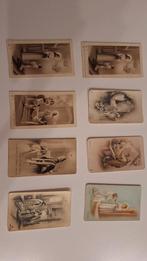 Oude communiekaartjes, 12 stuks, Verzamelen, Ophalen