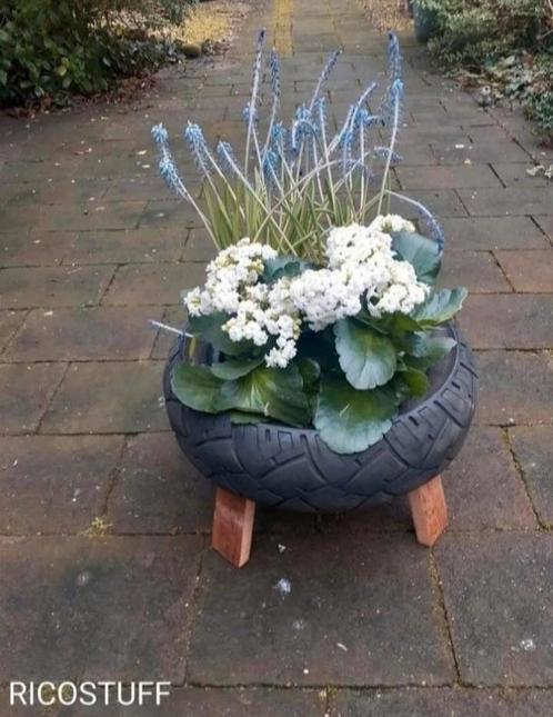 Robuuste eyecatcher zelf gemaakte plantenbak mancave, Huis en Inrichting, Woonaccessoires | Overige, Ophalen of Verzenden