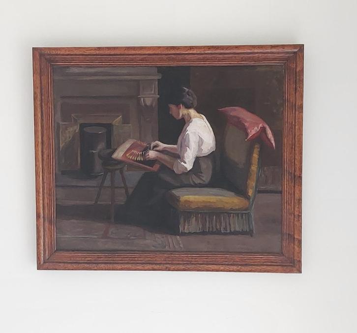 Ingeborg AKERMAN (Malmo, 1881-1960), Antiek en Kunst, Kunst | Schilderijen | Klassiek, Ophalen