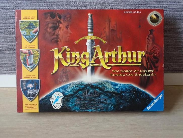 King Arthur bordspel, Hobby & Loisirs créatifs, Jeux de société | Jeux de plateau, Comme neuf, Trois ou quatre joueurs, Enlèvement ou Envoi