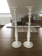 Kandelaars wit, Ophalen, 50 tot 75 cm, Wit, Nieuw