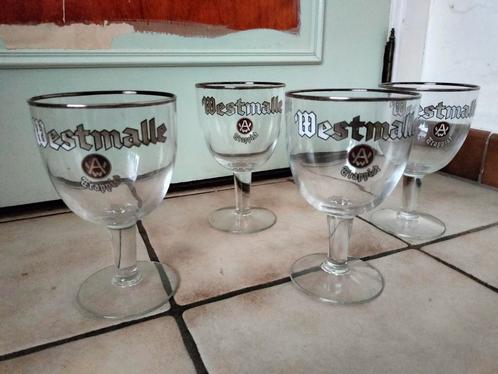 Westmalle trappist glazen, Collections, Marques de bière, Comme neuf, Enlèvement ou Envoi