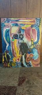 Schilderij/pastel gesignerd door Serge Montegnies,40x50,n555, Antiek en Kunst, Ophalen