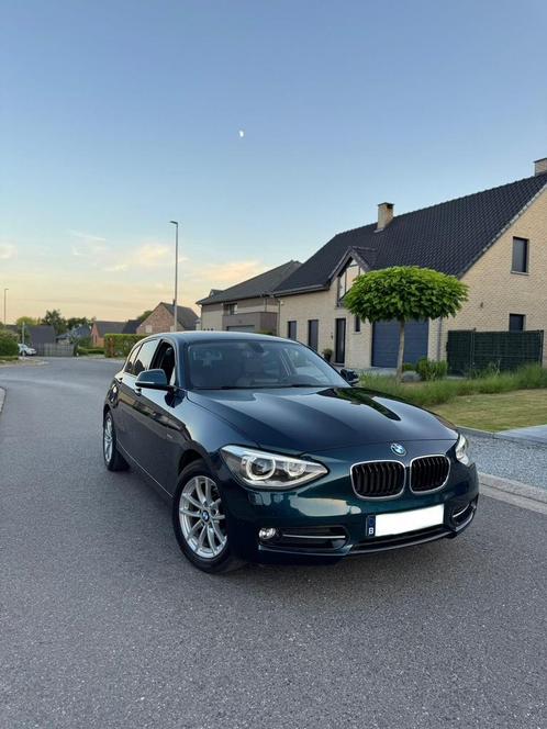 BMW serie 1  F20 ( 118d ), Auto's, BMW, Particulier, 1 Reeks, Diesel, Euro 5, Break, 5 deurs, Automaat, Blauw, Zwart, Leder, Ophalen
