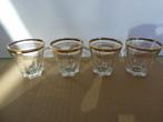 Quatre vieux verres à liqueur, Enlèvement ou Envoi, Utilisé, Verres et Verres à shot