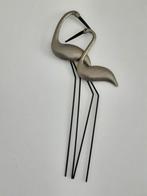 Wanddecoratie Flamingo's in metaal, Ophalen, Zo goed als nieuw