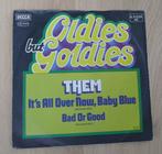 7"  Them ‎– It's All Over Now, Baby Blue / Bad Or Good, Enlèvement ou Envoi, Single, Utilisé, 7 pouces
