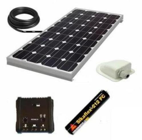 KIT Solaire 100W Vechline + Batterie, Caravans en Kamperen, Mobilhome-accessoires, Nieuw, Ophalen