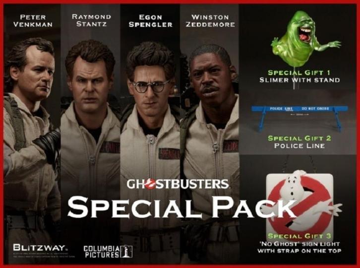 BLITZWAY Ghostbusters -Special Pack- Set of 4 + SLIMER NEW, Verzamelen, Film en Tv, Nieuw, Film, Actiefiguur of Pop, Ophalen