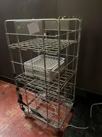 2 metalen keukenrekken, Huis en Inrichting, Keuken | Keukenbenodigdheden, Ophalen of Verzenden, Zo goed als nieuw