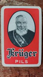Carte à jouer Brouwerij Krüger Eeklo près de Gand rare, Comme neuf, Enlèvement ou Envoi