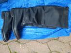 bottes en cuir noire pointure 40, Hoge laarzen, Zwart, Ophalen of Verzenden, Gedragen