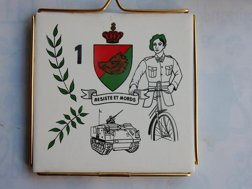 Militaria  céramique 1er chasseur ardennais., Collections, Objets militaires | Général, Armée de terre, Enlèvement ou Envoi