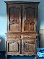 Franse eiken buffetkast – Louis XV provinciale stijl, Antiek en Kunst, Ophalen