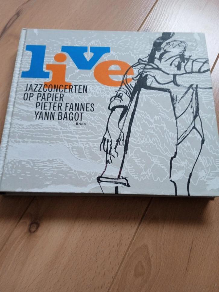 Boek: Jazz Getekend: Live, Boeken, Stripverhalen, Ophalen of Verzenden