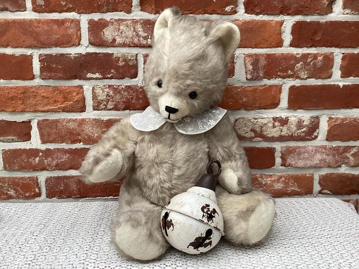 Antiek exemplaar Duitse Lieve Teddybeer / 45 cm, Collections, Ours & Peluches, Comme neuf, Enlèvement