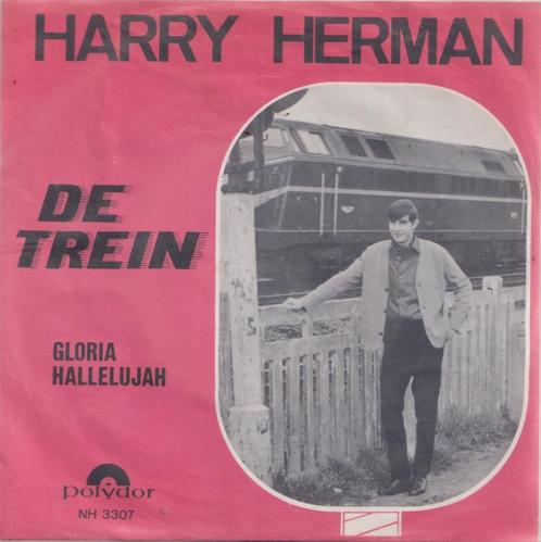Harry Herman – De trein / Gloria Hallelujah - Single, Cd's en Dvd's, Vinyl Singles, Gebruikt, Single, Nederlandstalig, 7 inch