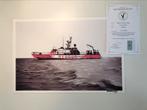Sérigraphie banksy louise grey boat bateau gris, Antiquités & Art, Art | Lithographies & Sérigraphies