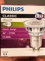Philips Led gu10, Huis en Inrichting, Lampen | Spots, Nieuw, Plafondspot of Wandspot, Glas, Gu10 Led