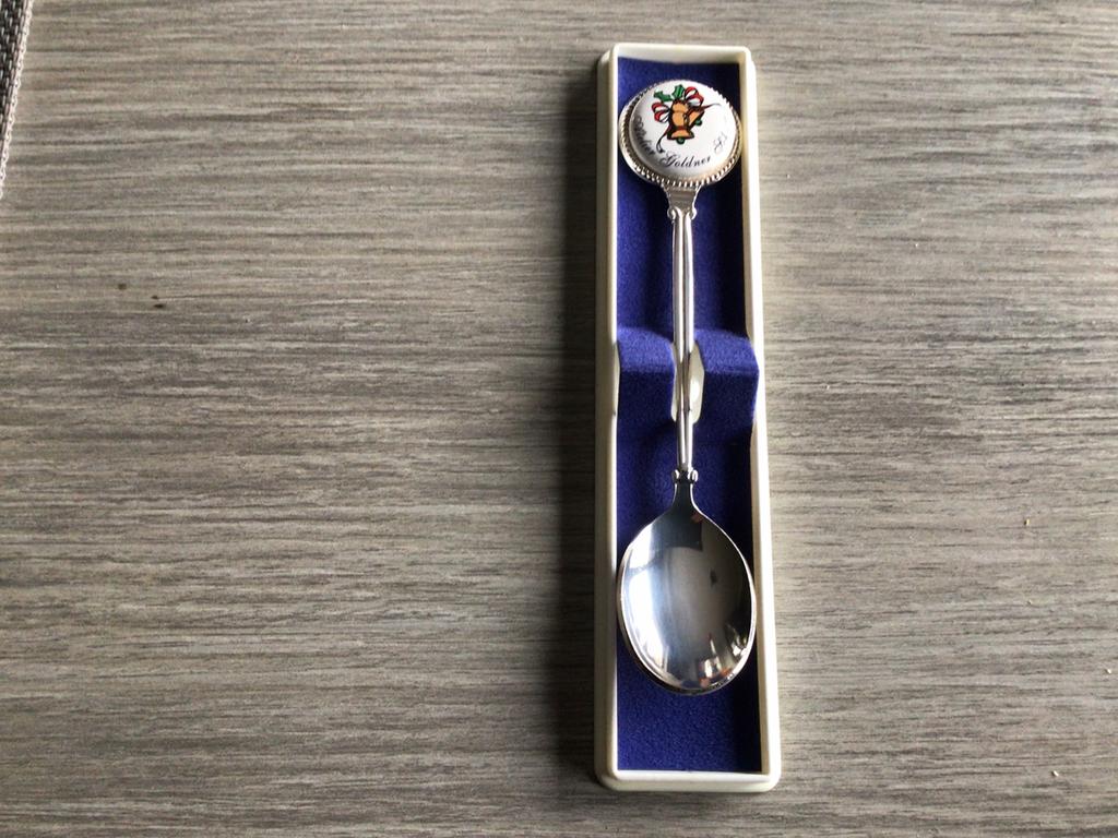 Cuillère en métal argenté Golden Schnitt, Enlèvement ou Envoi