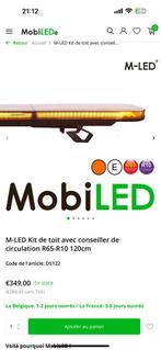 Barre led Gyrophares pour vehicule type Depaneuse,agricole.., Auto-onderdelen, Verlichting, Ophalen of Verzenden, Nieuw