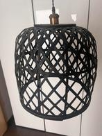 Houten ‘kooi’ lamp 40h x 40b en totale hoogte 85cm, Ophalen of Verzenden, Gebruikt, Metaal, Minder dan 50 cm