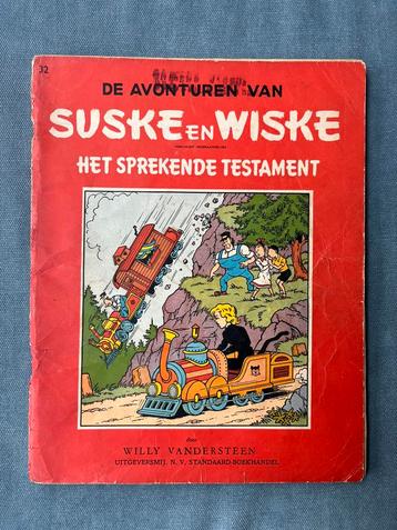 Suske en Wiske: Het Sprekende Testament, eerste druk beschikbaar voor biedingen
