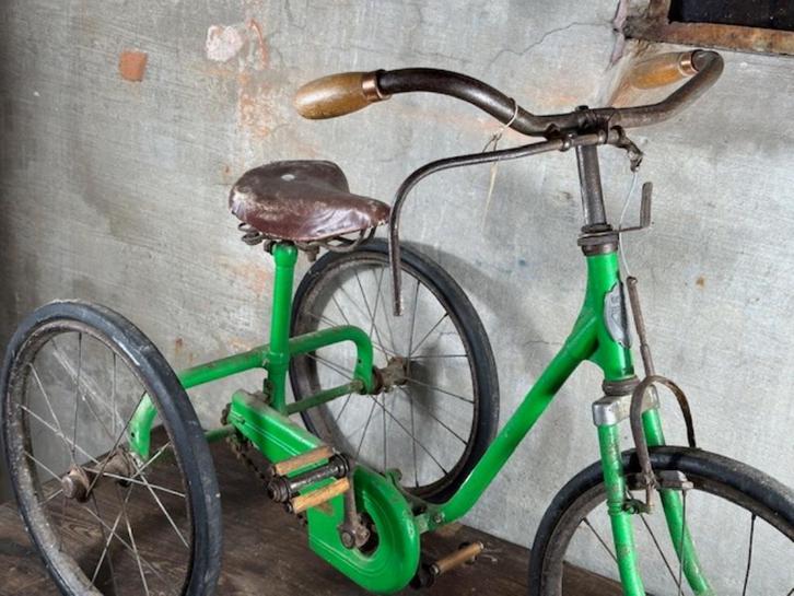 antieke oude trike kinderfiets 3wieler fiets 3 driewieler, Fietsen en Brommers, Fietsen | Driewielers, Ophalen