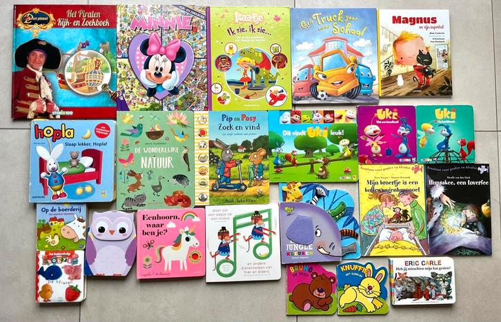 Kleuter-en peuterboek:Piet Piraat,Minnie,Kaatje,Uki,Pip&Posy, Boeken, Kinderboeken | Baby's en Peuters, Zo goed als nieuw, 2 tot 3 jaar