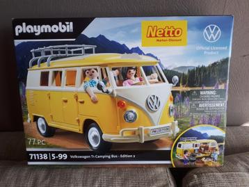 Playmobil VW T1 71138 combi Volkswagen édition 2 Netto 2023 beschikbaar voor biedingen