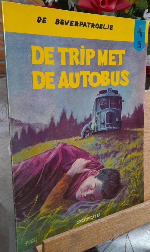 Beverpatroelje nr 15 De trip met de autobus Mitacq  2de druk, Boeken, Stripverhalen, Zo goed als nieuw, Eén stripboek, Ophalen of Verzenden