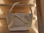 mooie handtas, Handtassen en Accessoires, Tassen | Damestassen, Ophalen, Zo goed als nieuw, Beige, Handtas