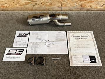 SC Project CR-T uitlaat demper BMW S1000RR 17-18 + rooster, Enlèvement ou Envoi, Utilisé