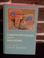 Cognitive psychology and its implications (fourth edition), Boeken, Ophalen of Verzenden, Zo goed als nieuw
