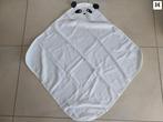 Nieuwe witte bad cape panda 70 x 70 cm, Nieuw, Ophalen of Verzenden
