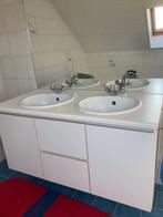 badkamermeubel-hangkast met grote spiegel, Huis en Inrichting, Ophalen, 100 tot 150 cm, 100 tot 150 cm, Zo goed als nieuw