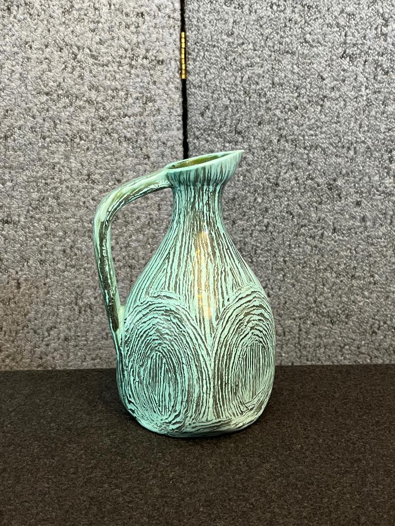 Cruche pichet céramique 50s France Accolay vase vintage, Enlèvement