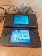 Nintendo Ds Lite met originele oplader, Games en Spelcomputers, Ophalen of Verzenden, Gebruikt, Zwart, DS Lite