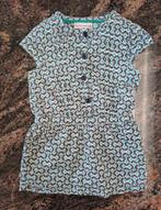 Mt 74 Wit, zwart, turquoise jurk waaiers Hampton bays, Kinderen en Baby's, Meisje, Jurkje of Rokje, JBC, Ophalen of Verzenden