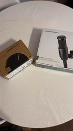 Micro AT2020 + Carte Son Komplete Audio 1, Audio, Tv en Foto, Fotografie | Fotostudio en Toebehoren, Ophalen, Zo goed als nieuw