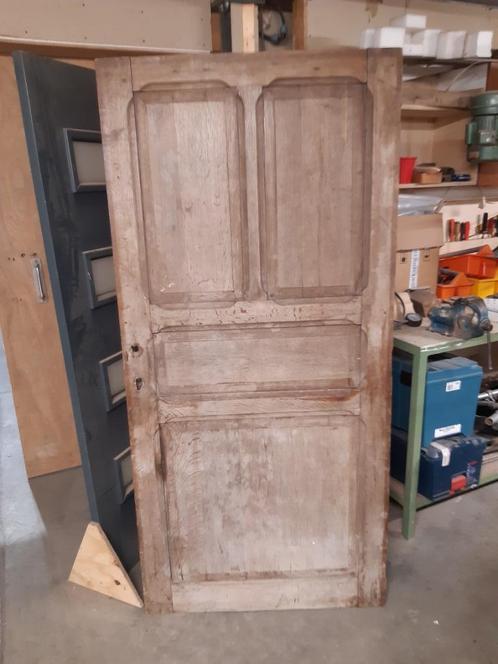 Antieke Eiken Deur 93.5*199.5, Antiek en Kunst, Antiek | Meubels | Kasten, Ophalen