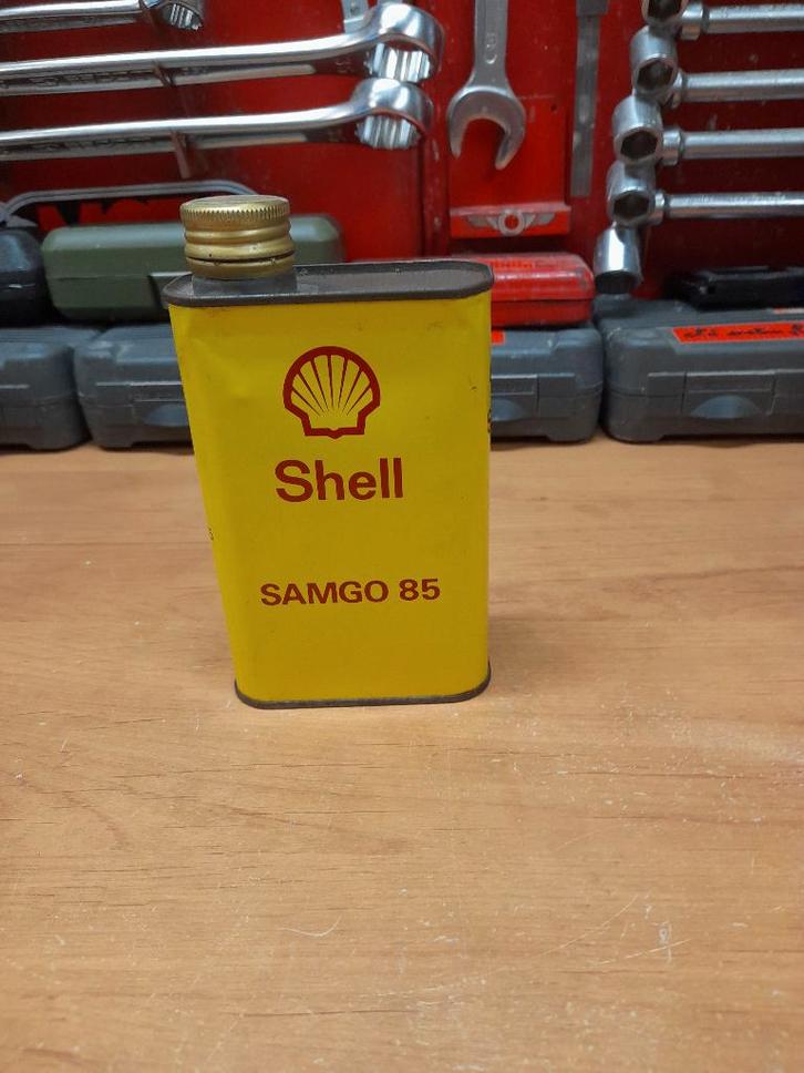 oude lege oliekannetje shell samgo 85, Verzamelen, Merken en Reclamevoorwerpen, Gebruikt, Overige typen, Verzenden