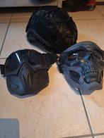 Airsoft helm + 2 maskers, Vêtements | Hommes, Comme neuf, Enlèvement ou Envoi