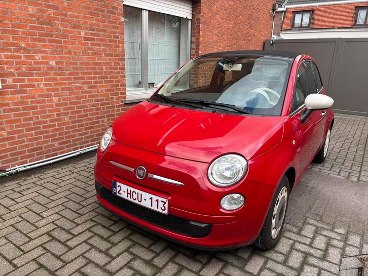 Fiat 500 1.2 cabrio Benzine bouwjaar 2013 airco Carplay, Auto's, Fiat, Bedrijf, Te koop, ABS, Airbags, Airconditioning, Alarm