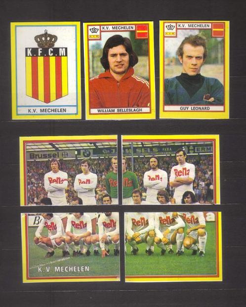 PANINI FOOT 1975 - KV MECHELEN - 14 images de récupération, Collections, Articles de Sport & Football, Utilisé, Affiche, Image ou Autocollant
