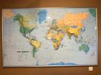 Tableau - carte mondiale magnétique 200 x 120 cm, Enlèvement, Utilisé, Tableau magnétique