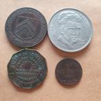 Lot Franse munten & medailles – 19e & 20e eeuw, Ophalen, Frankrijk, Setje